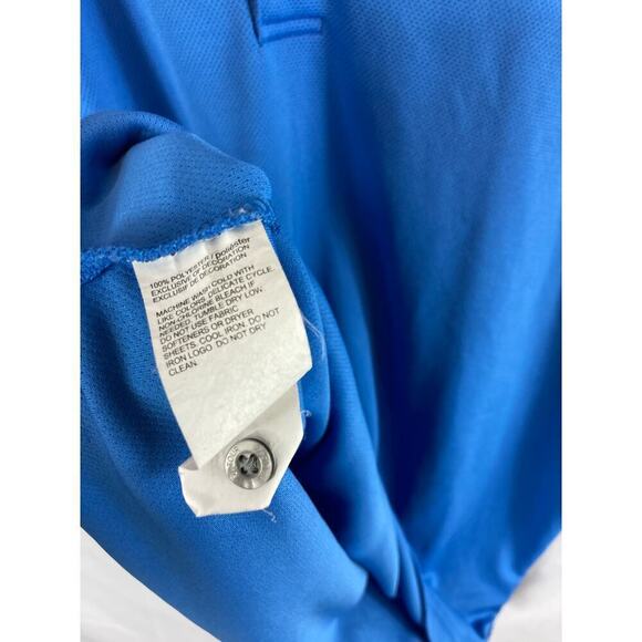 PGA Tour Airflux Mens Polo Blue Size XL - Picture 4 of 5